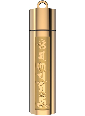 简修行楞严咒挂件吊坠钛钢项链