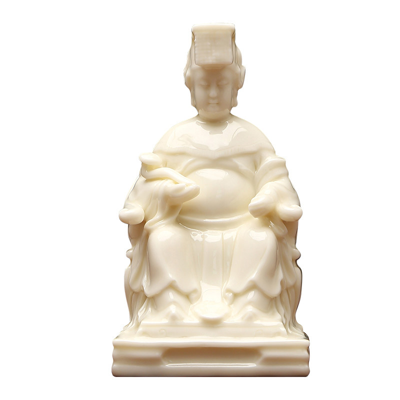 黼山堂陶瓷妈祖娘娘神像小摆件