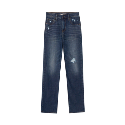 李维斯女724高腰修身直筒牛仔裤