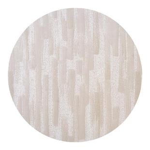 缔奢美 土耳其进口地毯圆形意式轻奢客厅素色北欧家用地毯茶几毯