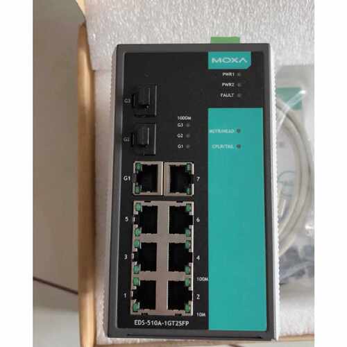 议价EDS-510A-1GT2SFP 10口网管型工业以太网交换机  全新现货