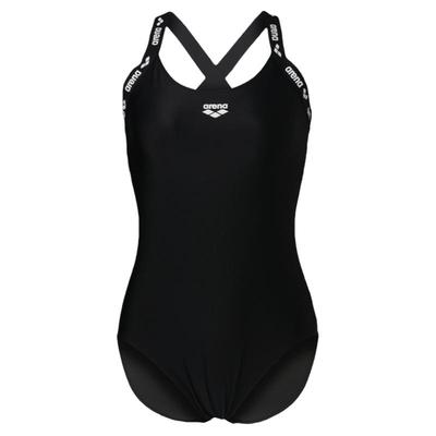 arena遮肚显瘦纯色连体泳衣