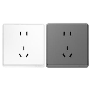 正泰开关插座面板86型带usb一开5五孔家用暗装16a空调墙壁6M白