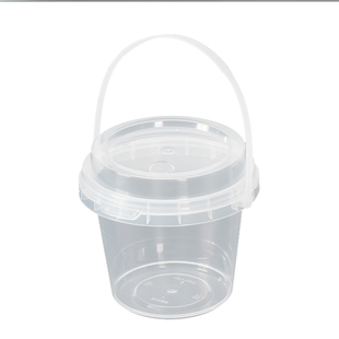 奶茶手提桶网红西瓜水果杯桶一次性冰粉带盖水果打包盒果切包装盒