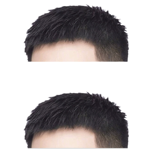 假发男短发假发片毛寸男士全真发男生全头套男式可粘可卡头顶补发