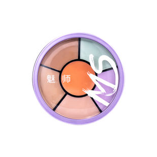 ZFC魅师六色遮瑕膏提亮遮盖斑点痘印脸部防水防汗控油持妆遮瑕盘