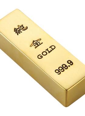 仿真金条金条金砖黄铜纯铜摆件