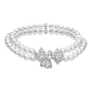 【程潇同款】NanaJacqueline双层仿珍珠裙摆项链小众设计气质优雅