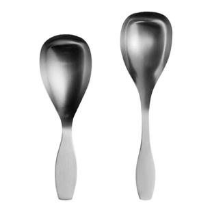 厚皮橙同款勺子不锈钢汤勺大号盛汤家用地主勺短柄公勺分餐勺粥勺