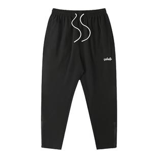 WEBALLER户外潮流修身休闲裤2024新款夏季新款薄款美式运动九分裤