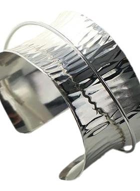 mfow•muse系列亮面金属开口手镯女款高级感小众设计极简冷淡风