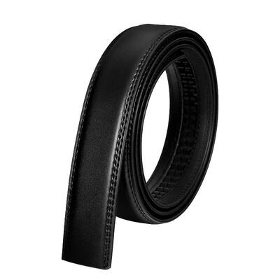 七匹狼皮带身真皮自动扣带身