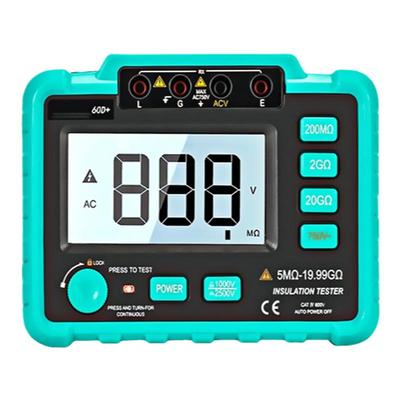 绝缘电阻测试仪数字兆欧表250V/500V/1000V/2500V电子摇表60B+