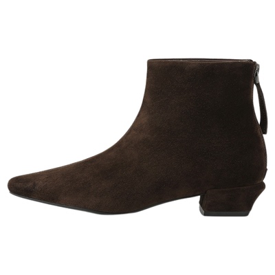 millies妙丽女靴加绒尖头及踝靴