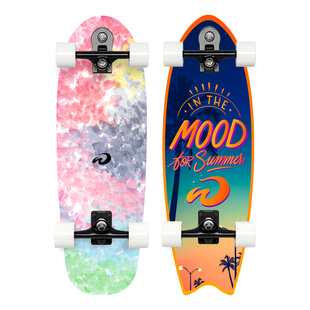 WSK陆地冲浪板滑板初学者专业陆冲板儿童成人滑板车Slide男女生