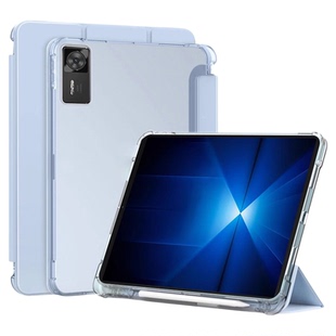 适用于联想小新Y700三代保护套8.8英寸透明带笔槽气囊防摔二代软壳8.8寸拯救者四代轻薄2025硅胶三折液态支架