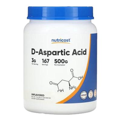 Nutricost D-天冬氨酸粉高含量支持男性活力表现力男性保健品