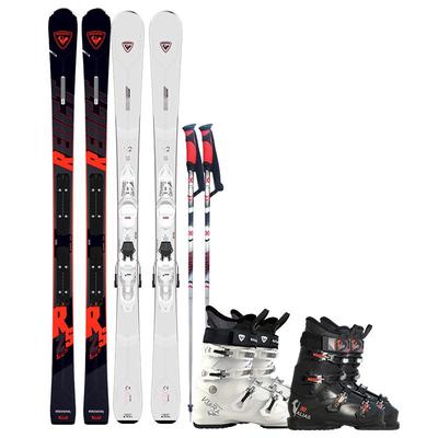 Rossignol滑雪双板全套拍一发八