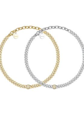 tripletipsy拼色短项链