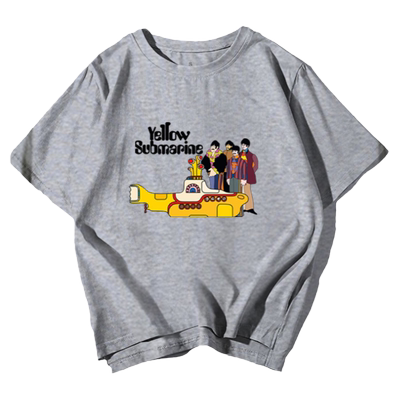 甲壳虫乐队英国摇滚半截袖披头士