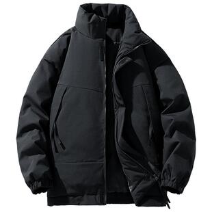 Rampo/乱步棉衣男新款立领保暖防寒服冬季加厚男士棉服冬装棉袄子