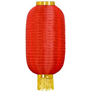 大红冬瓜灯笼折叠舞蹈道具户外防水广告印字拉丝新年元旦春节灯笼