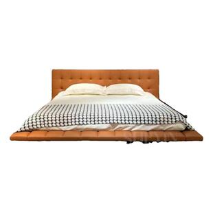 onda昂达床意式极简床现代简约床主卧大床真皮双人床高脚设计师款