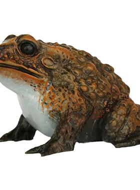 店铺开业玄关招财金蟾摆件纯铜