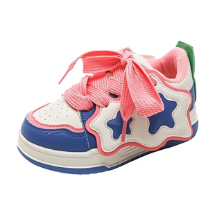 芭芭鸭女童鞋加绒秋冬女孩二棉鞋新款大童板鞋休闲运动鞋潮牌特价