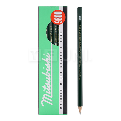 日本uni三菱2B/HB全套装炭笔木质