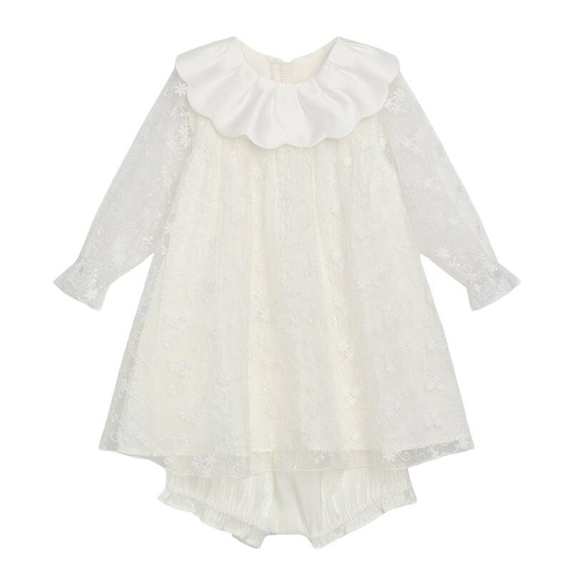 爱多礼服裙ettoi长袖女童春季