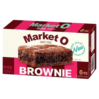 韩国进口好丽友巧克力布朗尼蛋糕