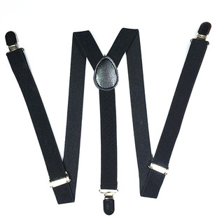 新款男士女士通用时尚背带吊裤夹西装裤吊带夹英伦风背带裤背带夹