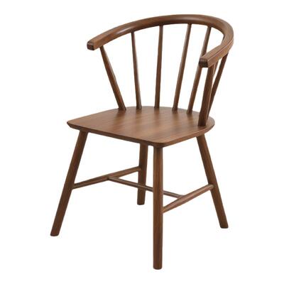 北欧实木餐椅2026新款公主椅餐桌椅子圈椅现代家用实木椅子靠背椅