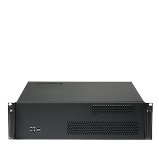 3u工控机箱短300深atx主板1个光驱位台式大电源前置io接口服务器