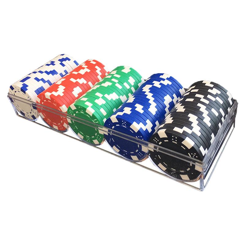麻将筹码卡片棋牌室专用耐磨无数字面额无面值码币德州筹码不掉色