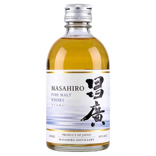 昌广纯麦威士忌日本原瓶进口官方正品洋酒小瓶微醺whiskey300ml