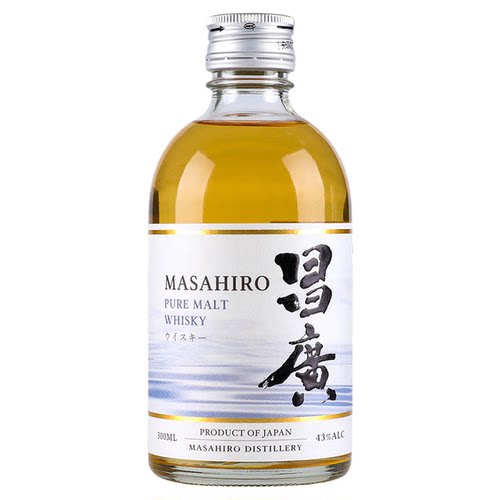昌广纯麦威士忌日本原瓶进口官方正品洋酒小瓶微醺whiskey300ml