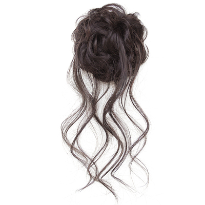 misssecret氛围感抽丝龙须丸子头