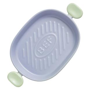 乐乐扣女生双耳陶瓷盘子菜盘 创意烤箱盘家用早餐盘沙拉水果盘