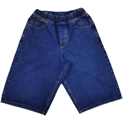 西海岸街舞匪帮深蓝色bboy牛仔裤