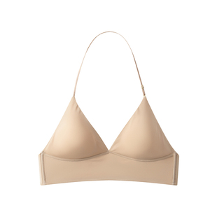 MIMI FANTASY深V凉感美背内衣 无痕细肩带薄款法式挂脖三角杯文胸