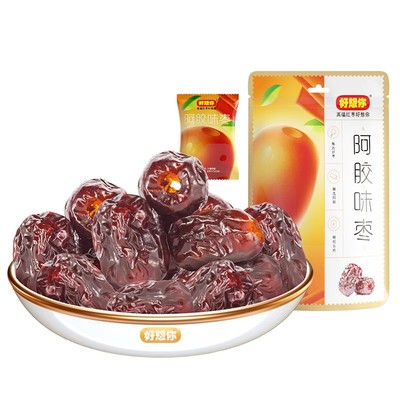 阿胶味枣红枣蜜饯好想你