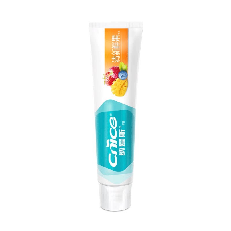 【下拉详情领淘金币】纳爱斯清新鲜果牙膏120g鲜浓果味齿恋维C