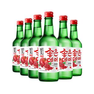 韩国进口好天好饮石榴味果味烧酒360ml*6瓶聚会聚餐小酌