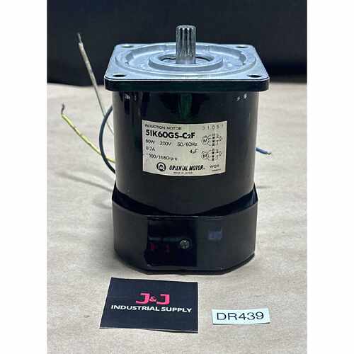 议价全新无盒电机5IK60GSC2F感应电机200V60W13001550R维修