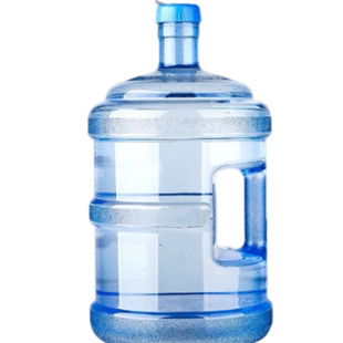 纯净水桶家用手提矿泉水饮用打水桶带盖小空桶食品级pc储水7.5升