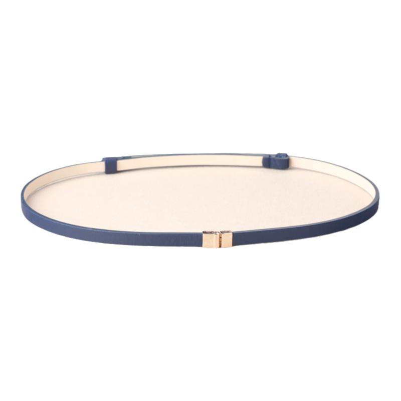 印歌白色黑色真皮细款腰带女连衣裙收腰百搭装饰女士小皮带配裙子