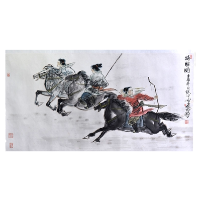 西泠印社副秘书长黄镇中国画