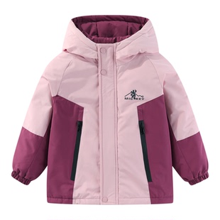 正品迪士尼童装女童三合一羽绒服儿童户外棉衣男童秋冬季羽绒内胆